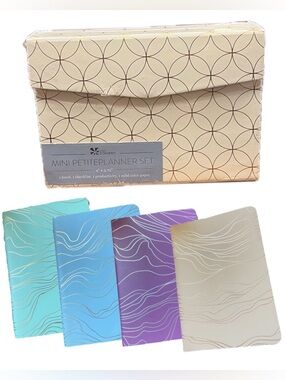 NIB Erin Condren Mini Petite Planner 4-Piece Set